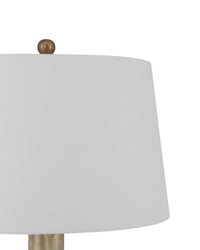 Neomie Caramel-Colored Glass & Brass Table Lamp