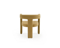 Ferah Modern Tan Fabric Dining Chair