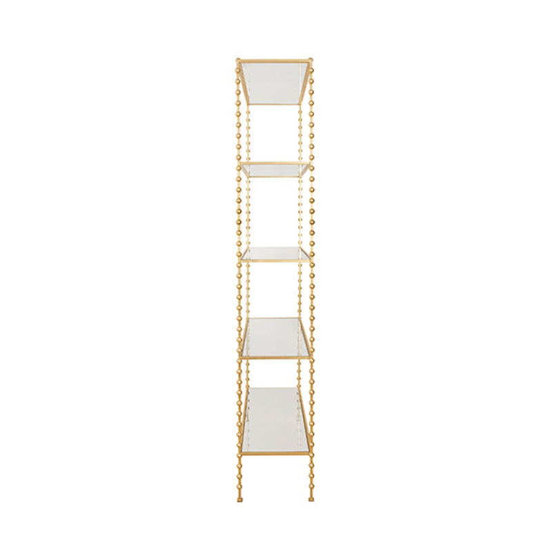 Nicole Gold Leaf Etagere