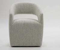 Gastra Beige Modern Fabric Dining Chair