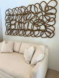 Rattan 45” Wall Decor