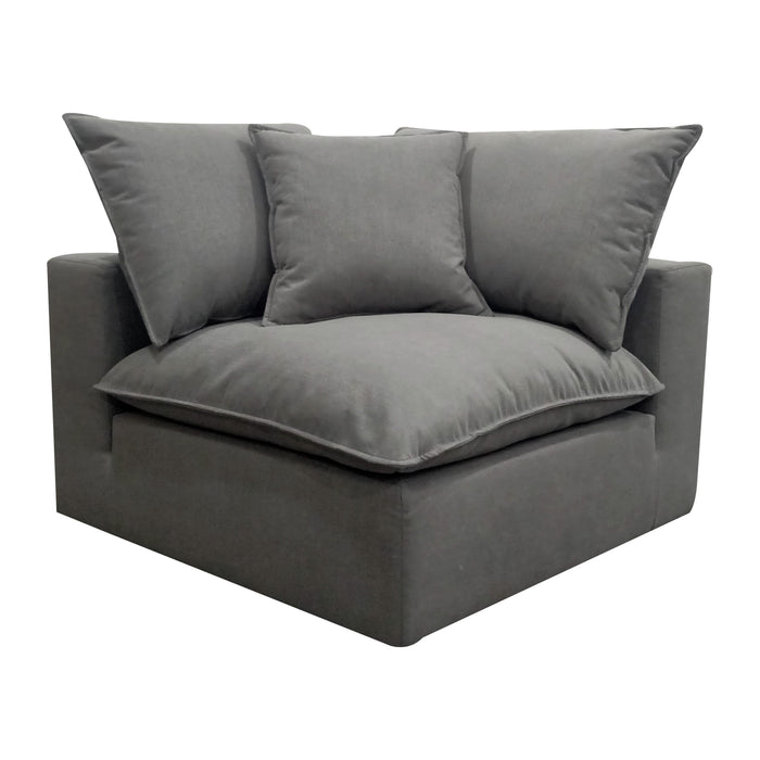 Cali Slate Performance Fabric Modular Corner Chair