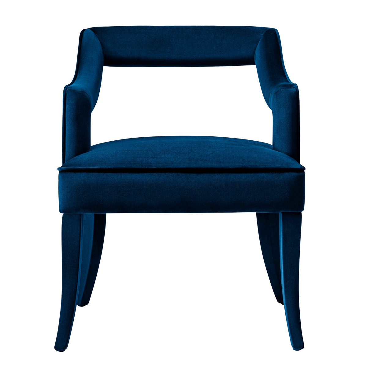 Carolina Blue Velvet Chair - Luxury Living Collection