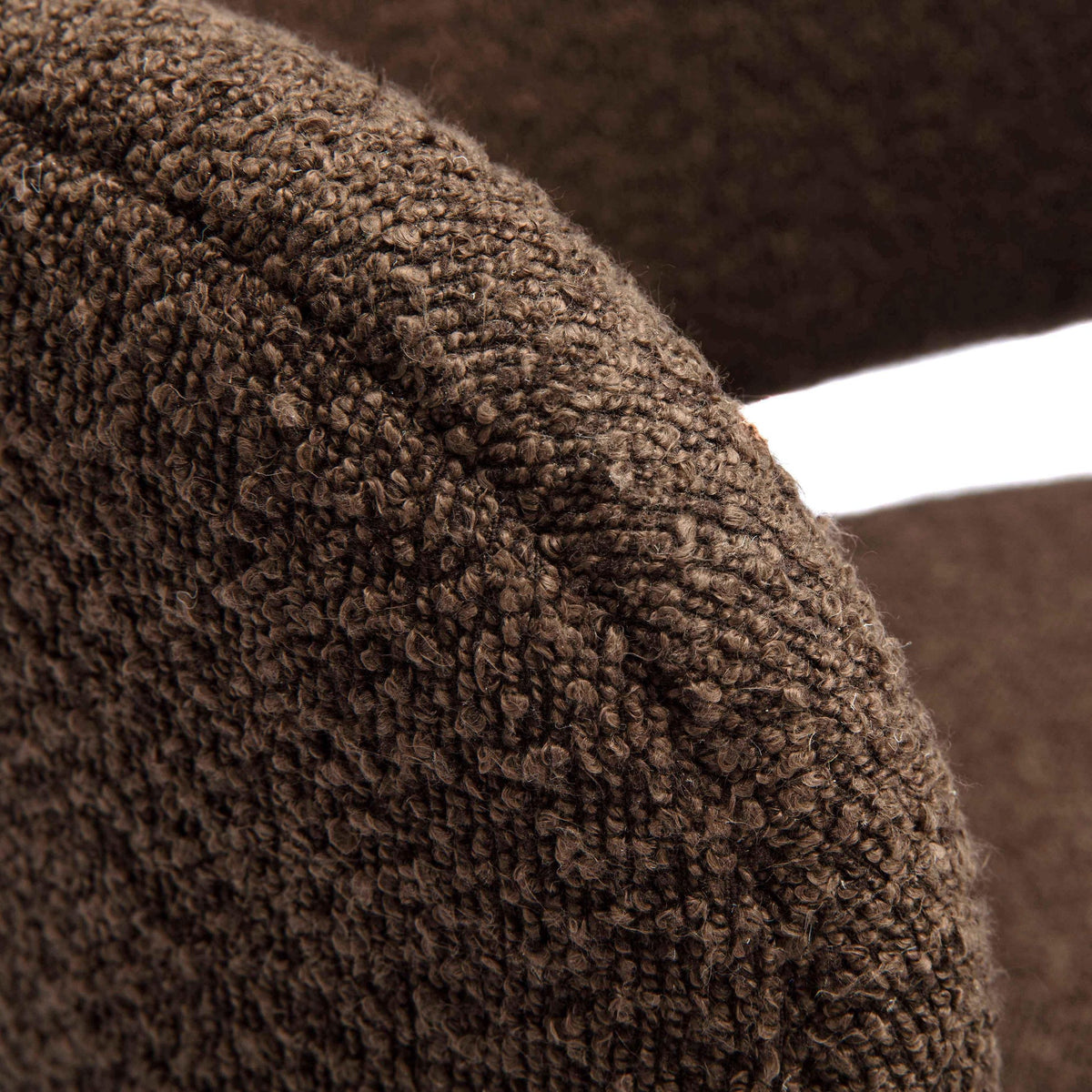Havana Chocolate Brown Boucle Dining Chair