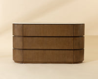 Caldora 59" Oak Veneer & Marble Top Dresser
