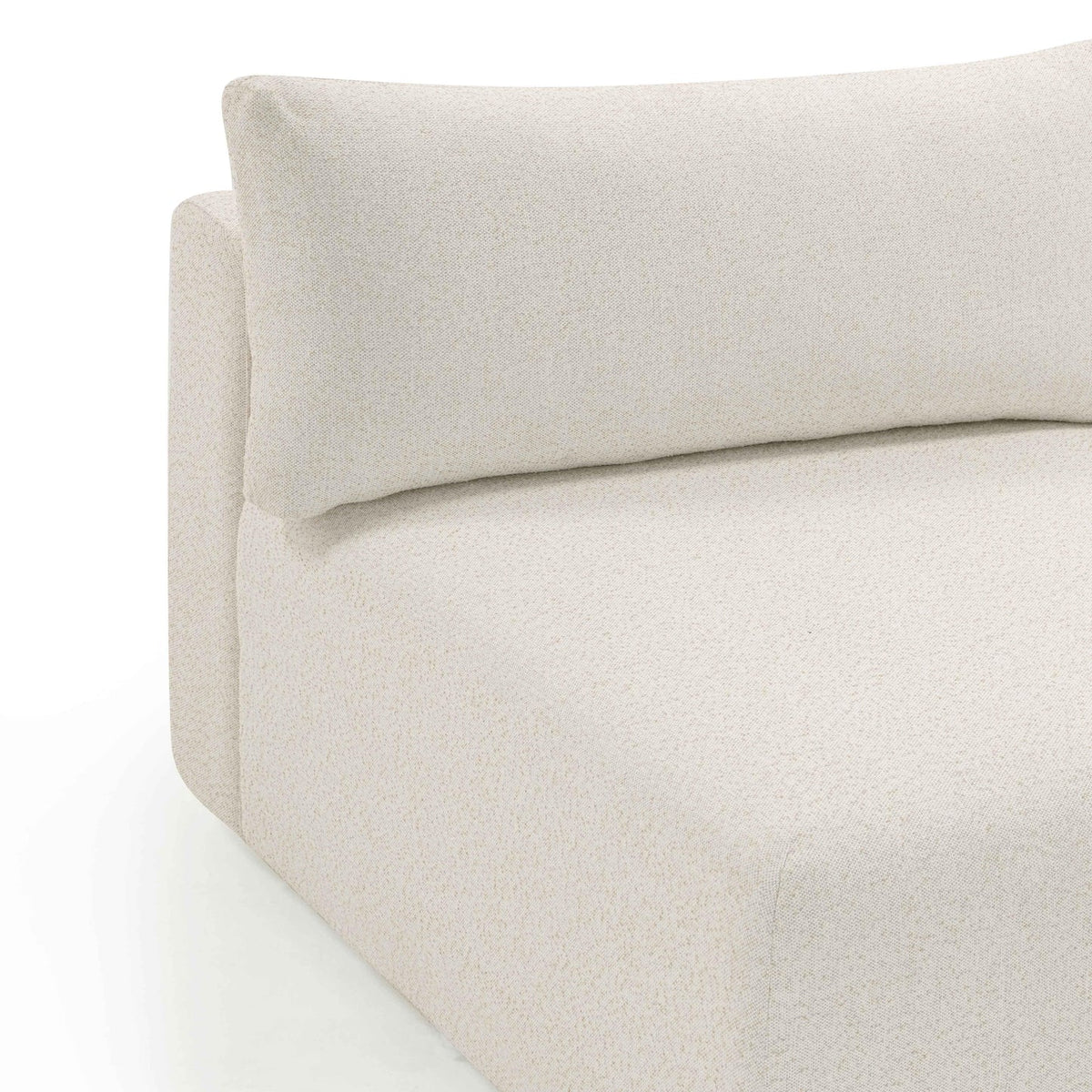 Karsyn Cream Performance Fabric Outdoor Modular Armless Chair