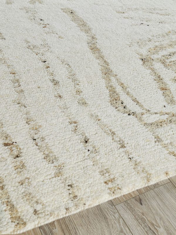 Montana Handmade Wool Ivory/Beige Area Rug - Elegance Collection