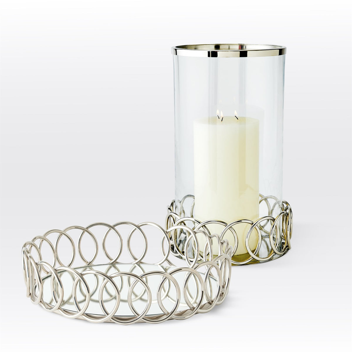 Bree Silver Hurricane/Tray