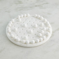 Privy Alabaster White Solitaire Game Set