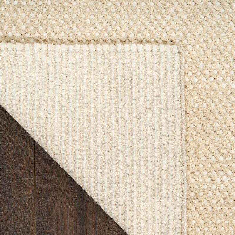 Everly Ivory Beige Wool Blend Area Rug
