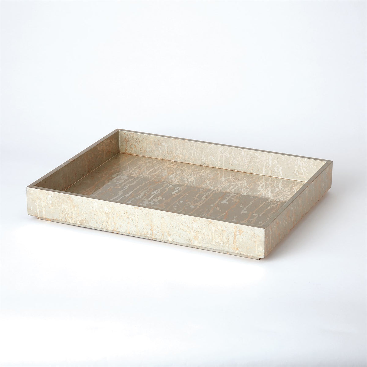 Champagne Silver Leaf Tray (2 Sizes Available)