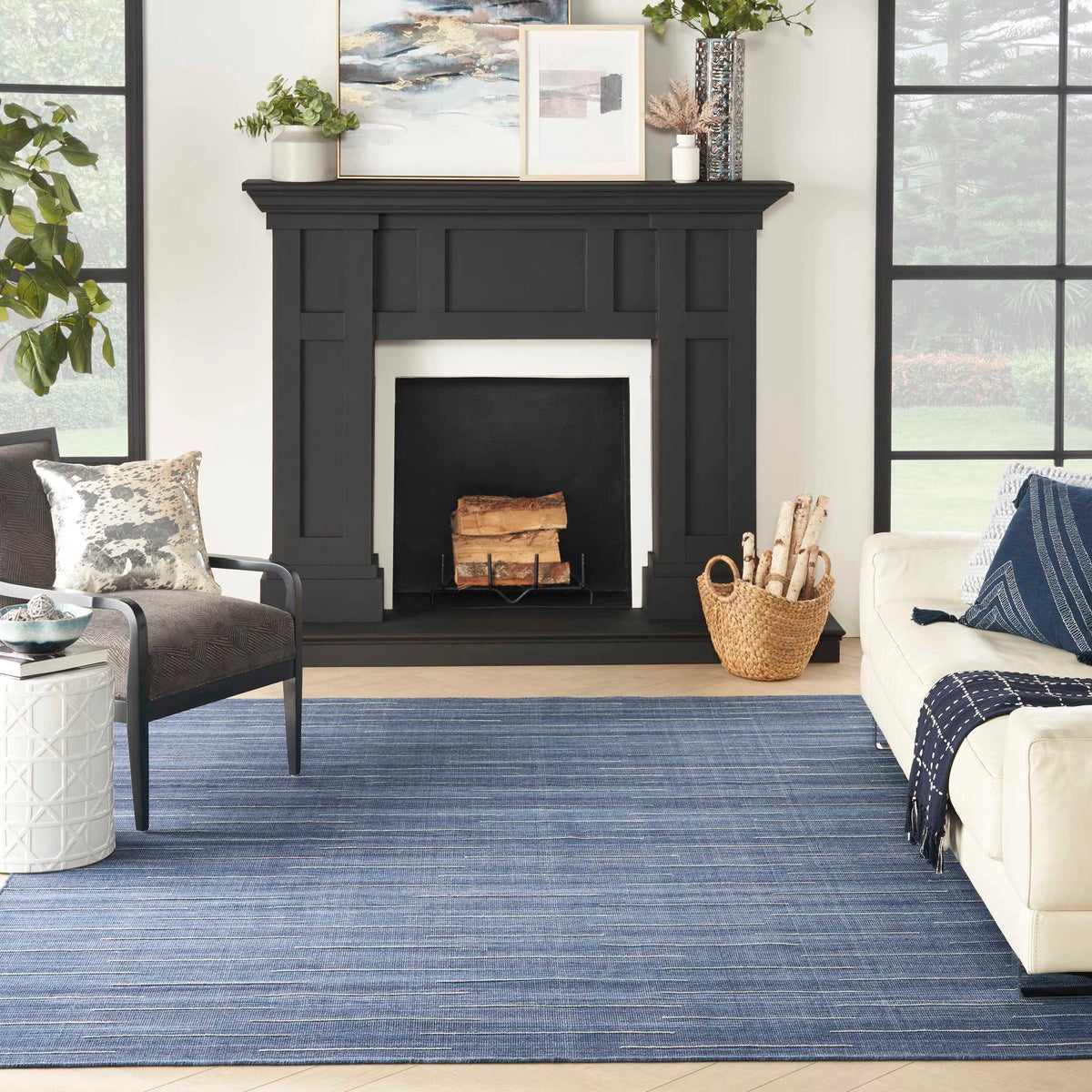 Maxine Navy Area Rug