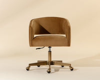 Claren Modern Gold Sky & Gold Desk Chair