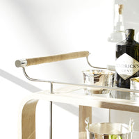 Brays White Wash Bar Cart