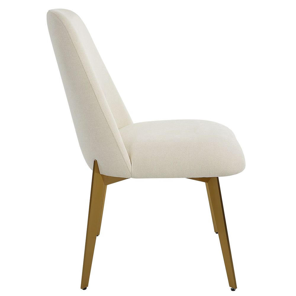 Taylor Frost Dining Chair With Brass Legs