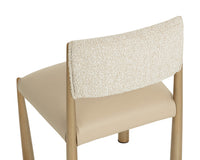 Bayard Oatmeal & Antique Brass Dining Chair (Set of 2)