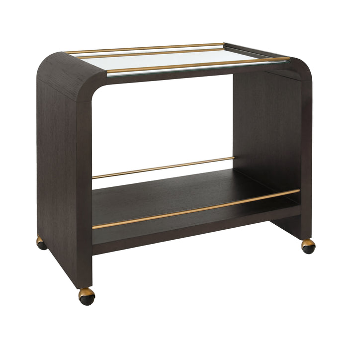 Frances Brass & Espresso Bar Cart
