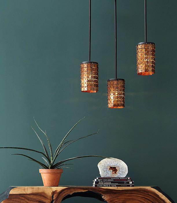 Armor Gold Pendant Lamp