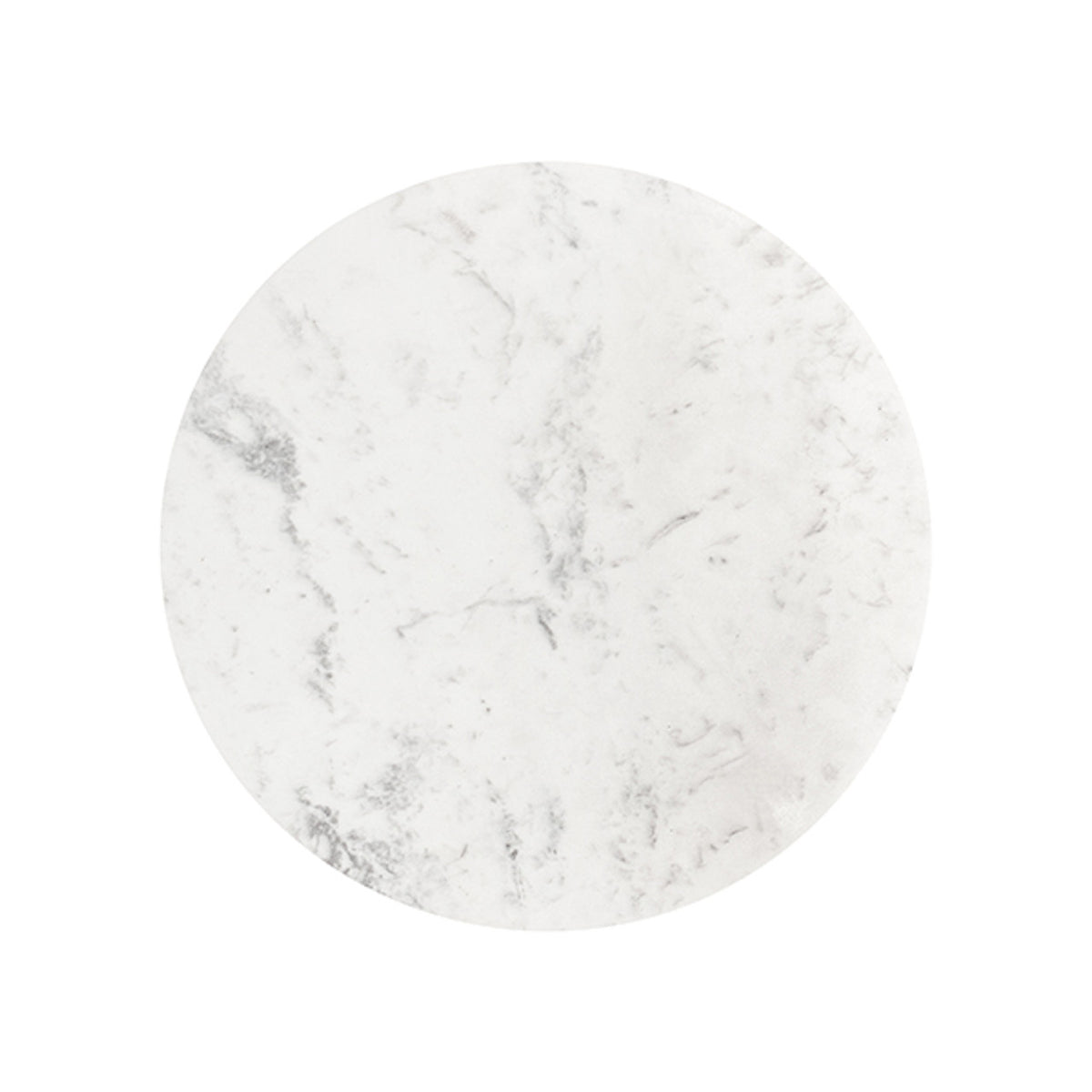Margaux Brass & White Marble Accent Table