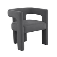 Sloane Dark Grey Performance Velvet Chair