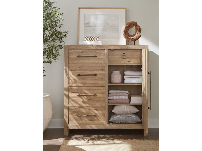 Colt Light Wood Four Drawer Dresser