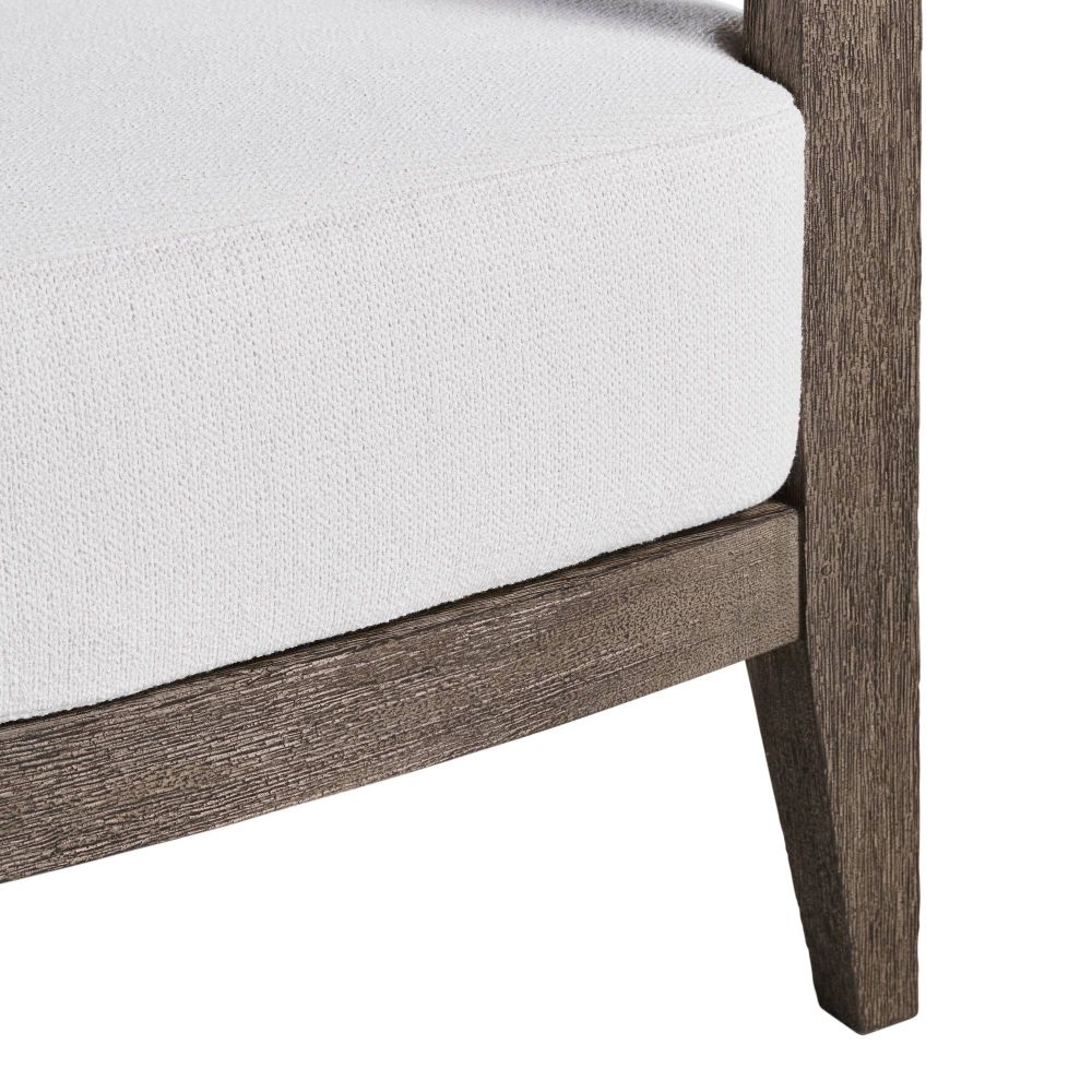 Sobek Textured Back Outdoor Performance Boucle Lounge Chair