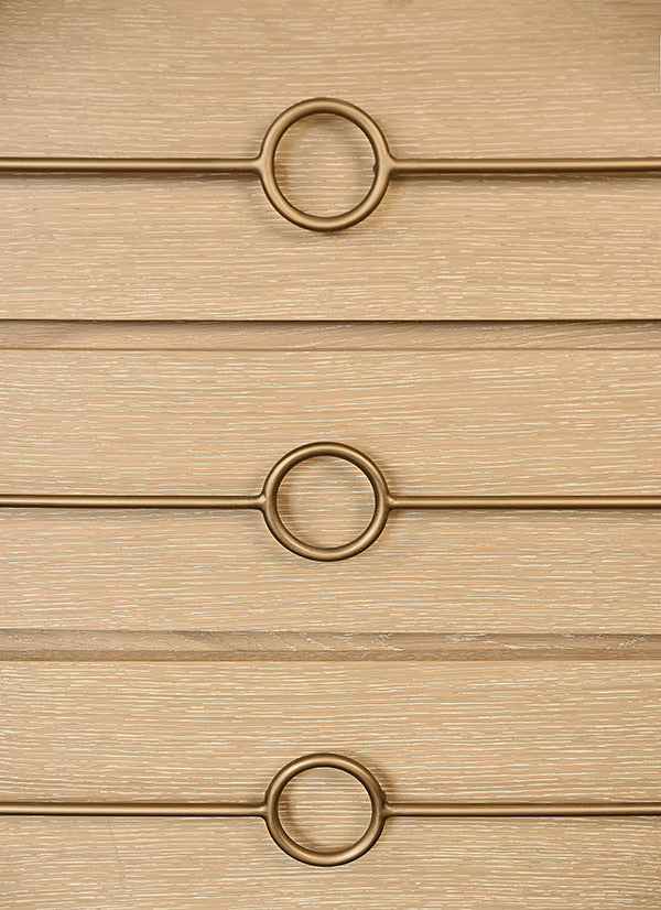 Blair 42" Cerused Oak Wood Chest/Cabinet