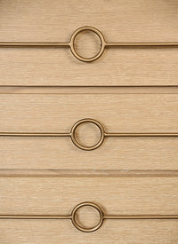 Blair 42" Cerused Oak Wood Chest/Cabinet