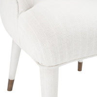 Beck Oatmeal Herringbone Linen Armchair