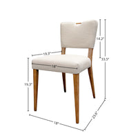 Alice Sandy Beige & Brown Dining Chair