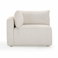 Karsyn Cream Performance Fabric Outdoor Modular Corner Sofa
