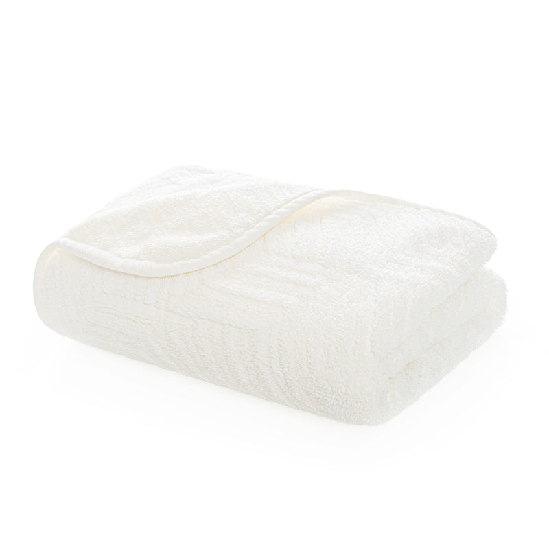 Villari White Luxury Bath Towels