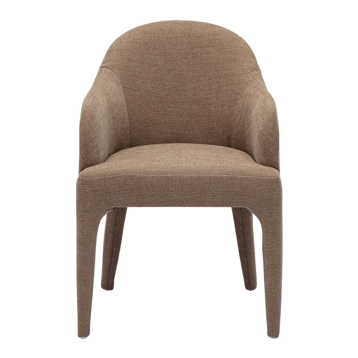 Nicolle Modern Tan Upholstered Dining Chair