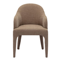 Nicolle Modern Tan Upholstered Dining Chair