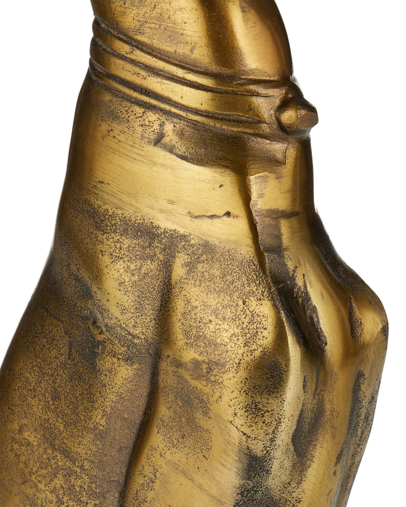 Greyhound Brass Accent Table