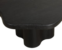 Bellona Black Solid Acacia Wood Dining Table