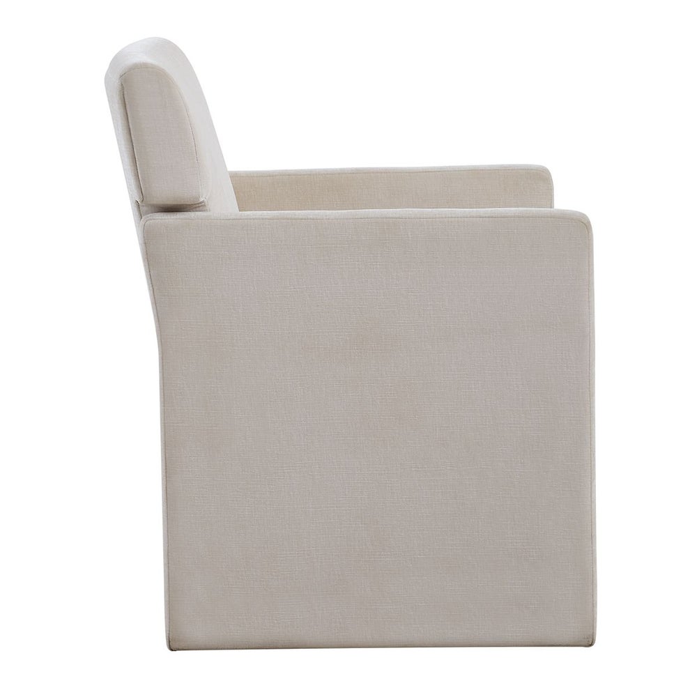 Valentina Ivory Velvet Dining Chair