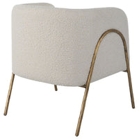 Netta Off-White Accent Chair