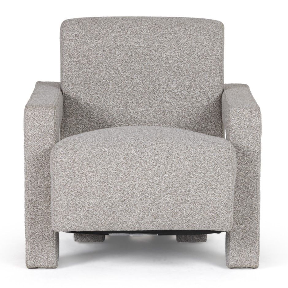 Lyndsay Modern Light Greige Accent Chair