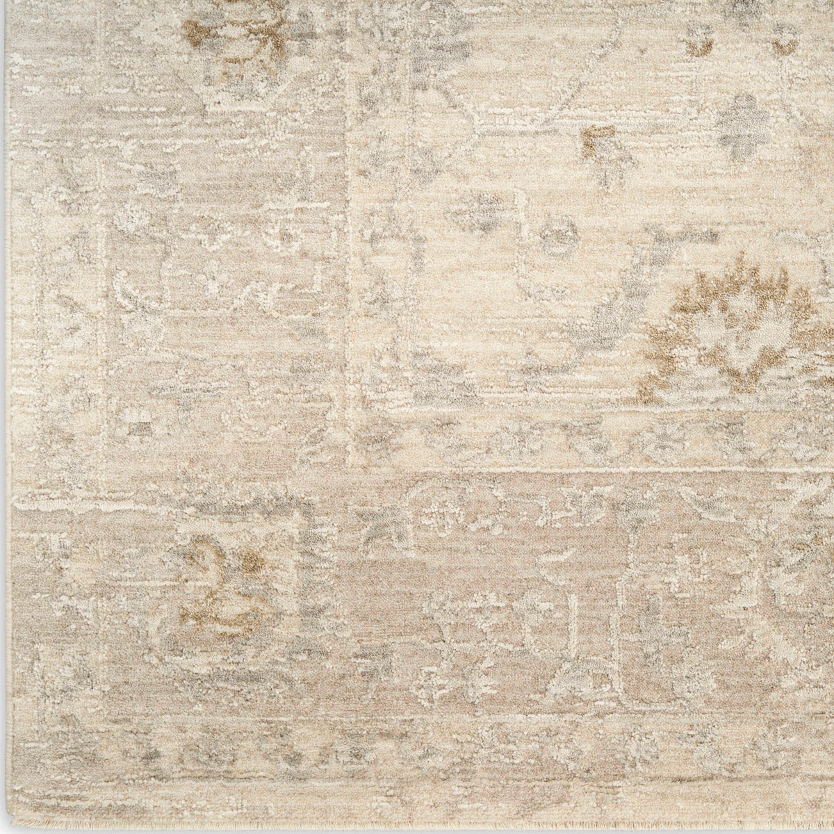 Livia Ivory Grey Sheen Area Rug