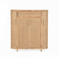 Elara Natural Rattan Bar Cabinet