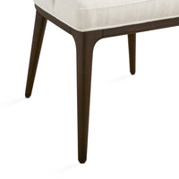 Tabitha Ivory Linen & Wood Dining Chair