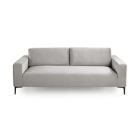 Leya Grey Velvet Sofa