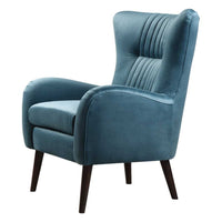Sloane Blue Velvet Accent Chair