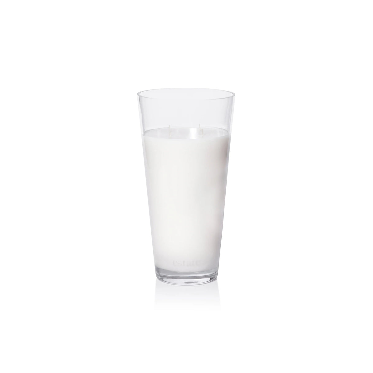 Estate Large Candle - 115 oz Clear/Aqua (Set 0f 2)