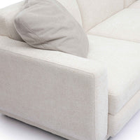 Arabella 123.6" Cream Chenille Modular Sofa