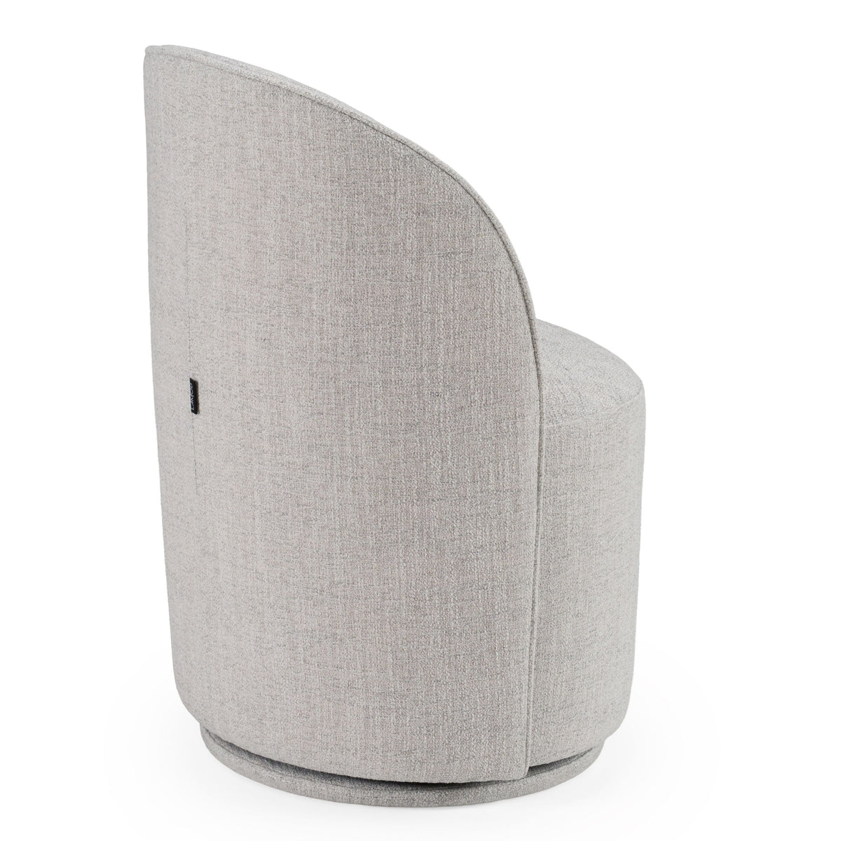 Bridget Modern Light Grey Swivel Dining Chair