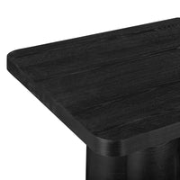Elliana 90" Black Ash Dining Table