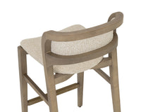 Arco Oatmeal Solid Ash Wood Counter Stool