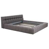 Diva Modern Tufted Grey Bed